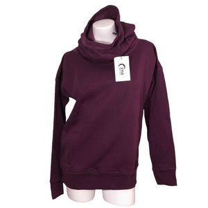 NEW ZYIA Oh So Soft plum hoodie
